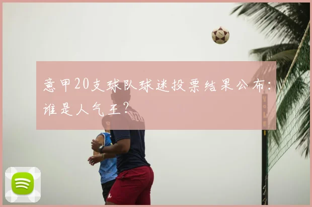 意甲20支球队球迷投票结果公布：谁是人气王？